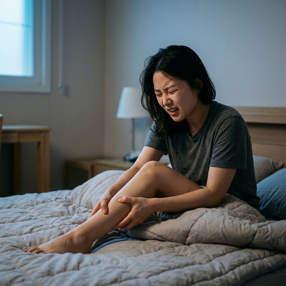 자다가 다리 쥐나는이유, 단순 근육경련과 질환 신호 구별법