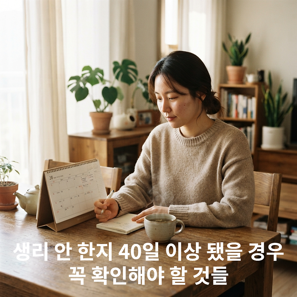 희발월경, 생리 주기가 40일 이상이라면 꼭 확인해야 할 것들