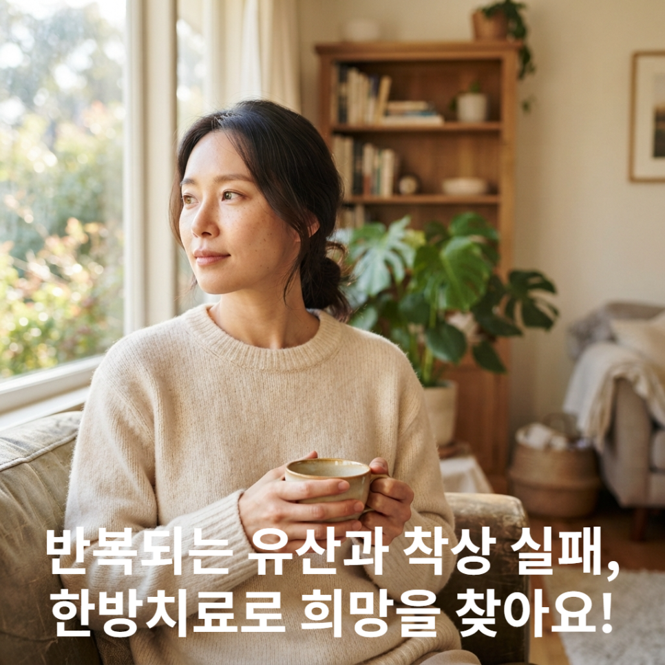 반복되는 유산과 착상 실패, 수원난임 한방치료로 희망을 찾아요